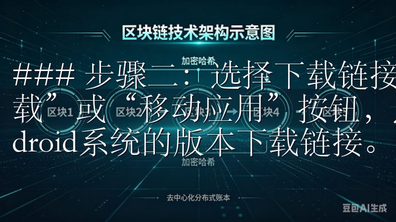 ### 步骤二：选择下载链接 在官网首页上，通常会有“下载”或“移动应用”按钮，点击后可以看到适用于iOS和Android系统的版本下载链接。