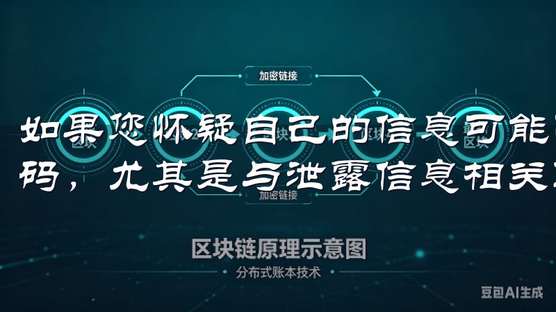 如果您怀疑自己的信息可能已经被泄露，第一时间应改变相关密码，尤其是与泄露信息相关联的账户。