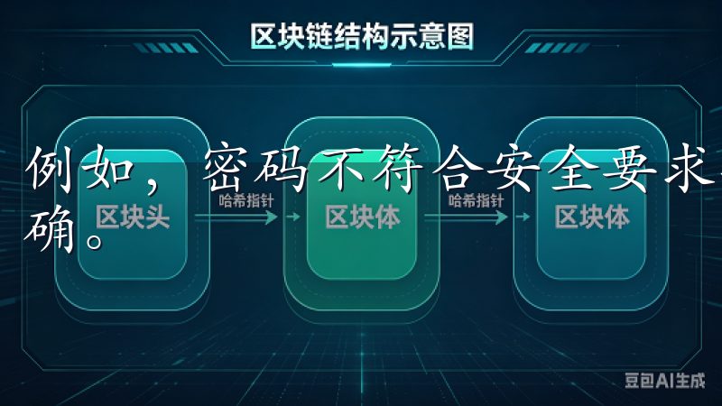 例如，密码不符合安全要求、邮箱已被注册或手机号码格式不正确。