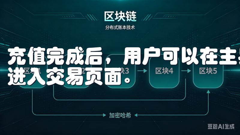 充值完成后，用户可以在主界面找到想要交易的数字资产，点击进入交易页面。