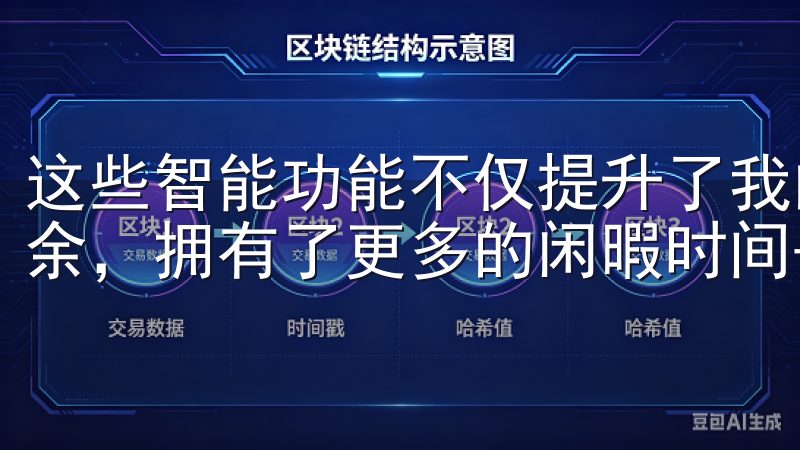 这些智能功能不仅提升了我的生活质量,也让我在繁忙的工作之余,拥有了更多的闲暇时间去享受生活。