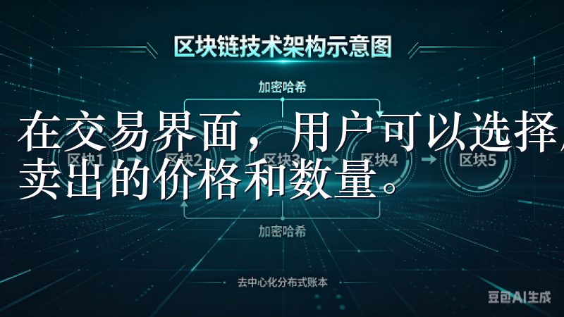 在交易界面，用户可以选择所需交易的数字货币，并设置买入或卖出的价格和数量。