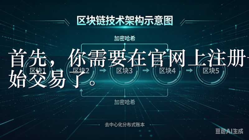 首先，你需要在官网上注册一个账户，完成身份验证后就可以开始交易了。