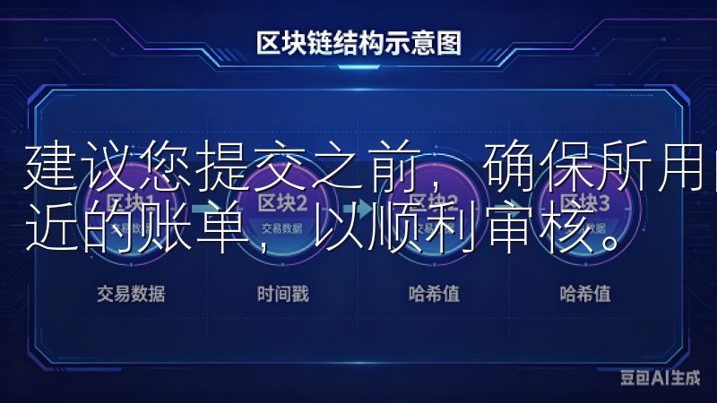 建议您提交之前，确保所用的地址证明文件清晰可见，并且是最近的账单，以顺利审核。