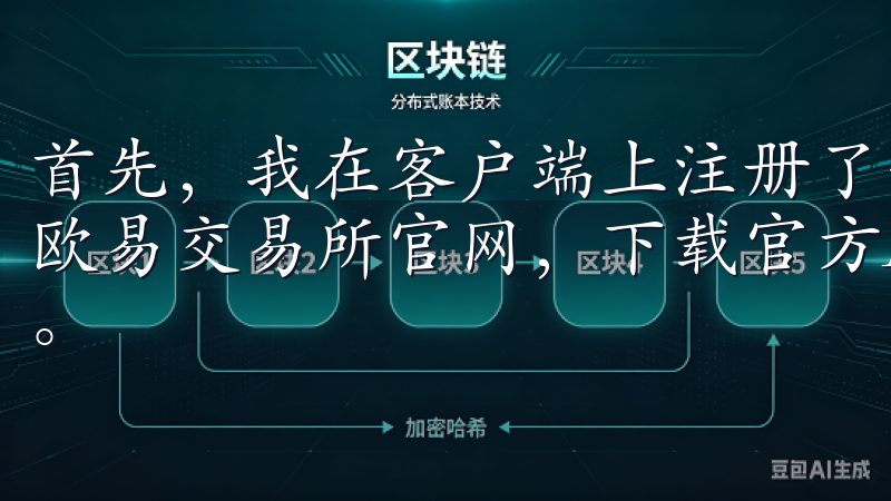 首先，我在客户端上注册了一个账户，过程简单而快速立即访问欧易交易所官网，下载官方APP，开启您的数字货币交易之旅。