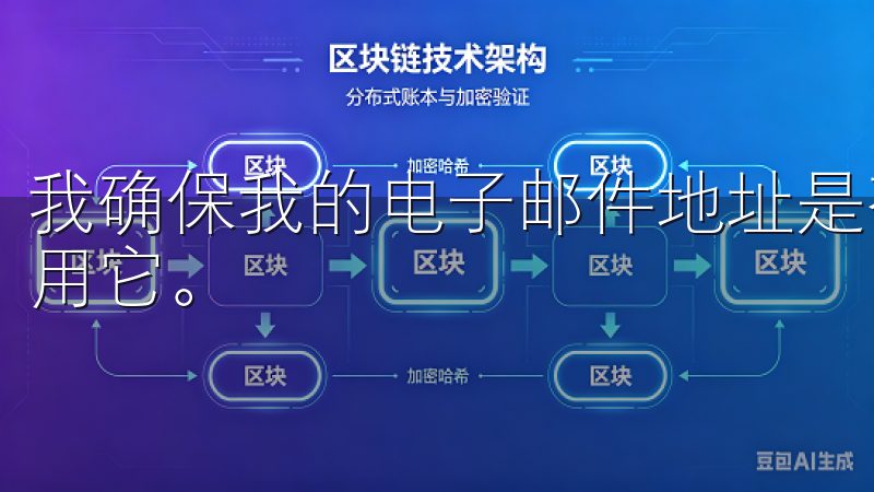 我确保我的电子邮件地址是有效的，因为后续的验证步骤需要使用它。