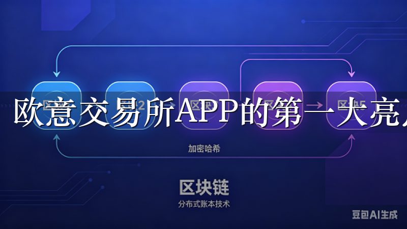 欧意交易所APP的第一大亮点就是其直观的用户界面。