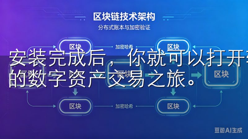 安装完成后，你就可以打开软件，进行账户注册或登录，开始你的数字资产交易之旅。