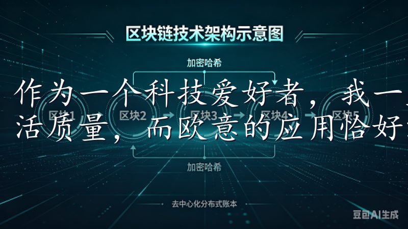 作为一个科技爱好者，我一直希望能够通过智能设备提升我的生活质量，而欧意的应用恰好满足了我的需求。