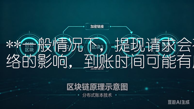 **一般情况下，提现请求会在24小时内处理，但受区块链网络的影响，到账时间可能有所不同。