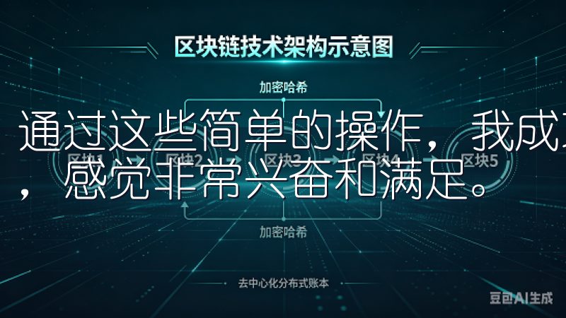 通过这些简单的操作，我成功地完成了我的第一次数字货币交易，感觉非常兴奋和满足。