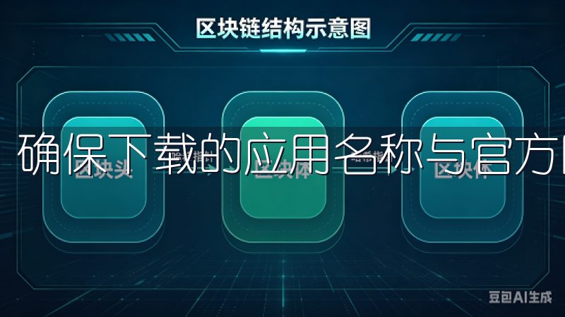确保下载的应用名称与官方网站上列示的名称一致。