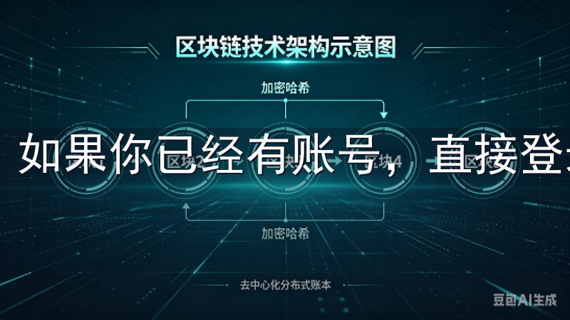 如果你已经有账号，直接登录即可。