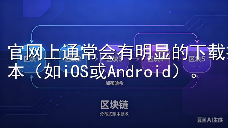 官网上通常会有明显的下载按钮，您可以选择适合自己设备的版本（如iOS或Android）。