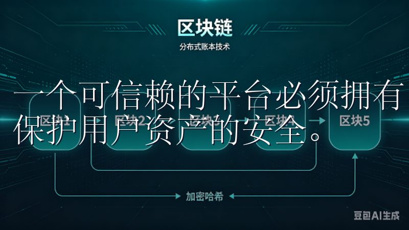 一个可信赖的平台必须拥有良好的监管背景，并采取必要的措施保护用户资产的安全。