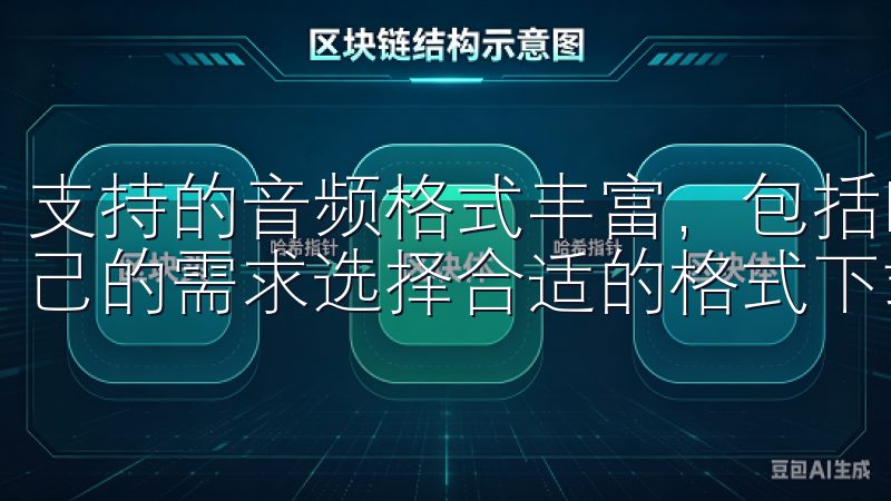 支持的音频格式丰富，包括MP3、WAV等，用户可以根据自己的需求选择合适的格式下载。