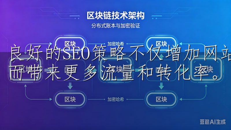 良好的SEO策略不仅增加网站曝光率，还能提升用户体验，从而带来更多流量和转化率。
