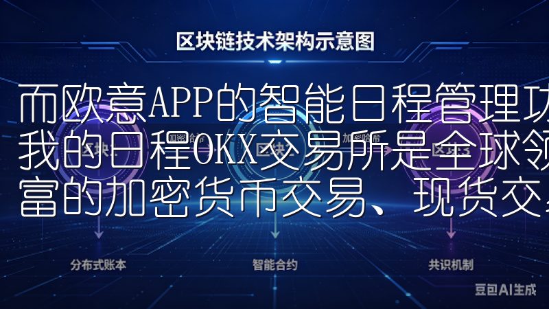 而欧意APP的智能日程管理功能，可以帮助我轻松整理和规划我的日程OKX交易所是全球领先的数字资产交易平台，提供丰富的加密货币交易、现货交易、期货交易及数字资产管理服务。