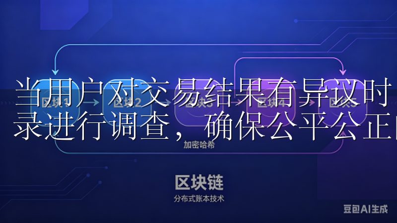 当用户对交易结果有异议时，可以提交申诉，平台将根据历史记录进行调查，确保公平公正的处理结果。