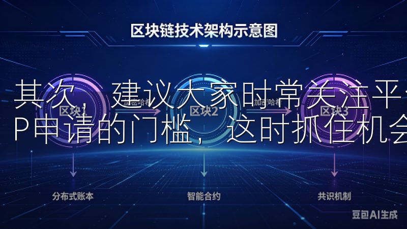 其次，建议大家时常关注平台的公告，有些活动会临时降低VIP申请的门槛，这时抓住机会能事半功倍。
