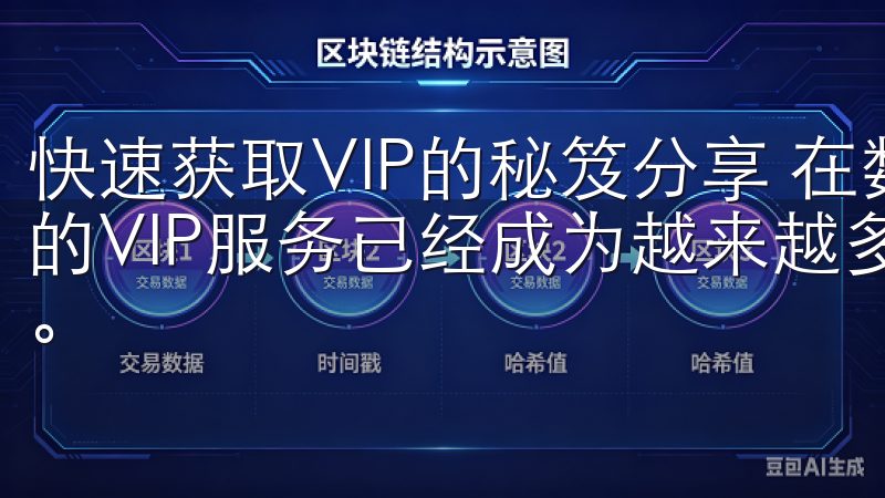 快速获取VIP的秘笈分享 在数字货币交易的世界里，交易所的VIP服务已经成为越来越多交易者提升交易体验的重要选择。