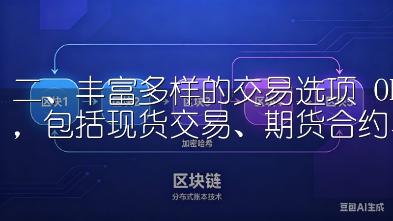 二、丰富多样的交易选项 OKEx提供了极为丰富的交易产品，包括现货交易、期货合约、永续合约等多种类型。