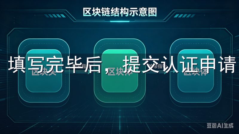 填写完毕后，提交认证申请。