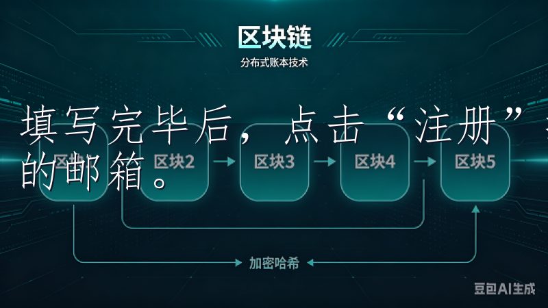 填写完毕后，点击“注册”按钮，系统会发送一封验证邮件到你的邮箱。