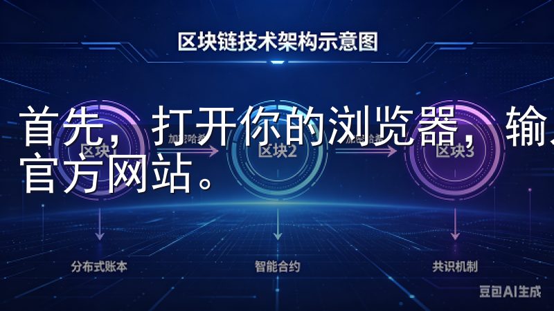 首先，打开你的浏览器，输入你想要下载的交易所名称，进入其官方网站。