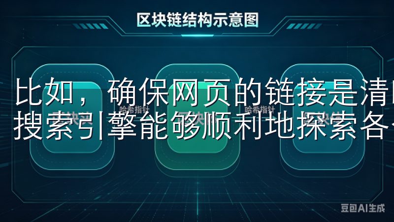 比如，确保网页的链接是清晰的，并建设合理的内链结构，使得搜索引擎能够顺利地探索各个页面。