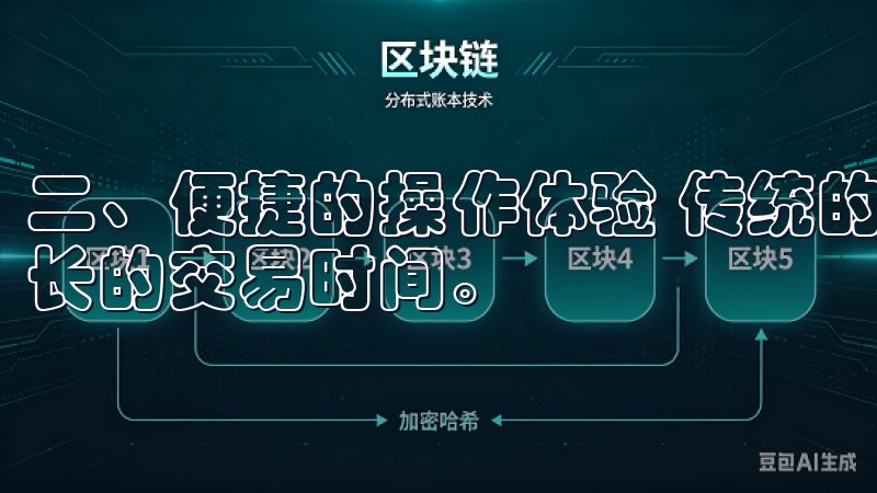 二、便捷的操作体验 传统的交易方式往往需要繁杂的手续和较长的交易时间。