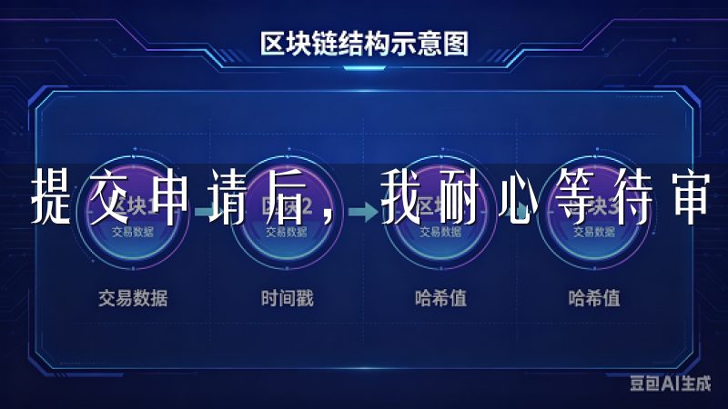 提交申请后,我耐心等待审核结果。
