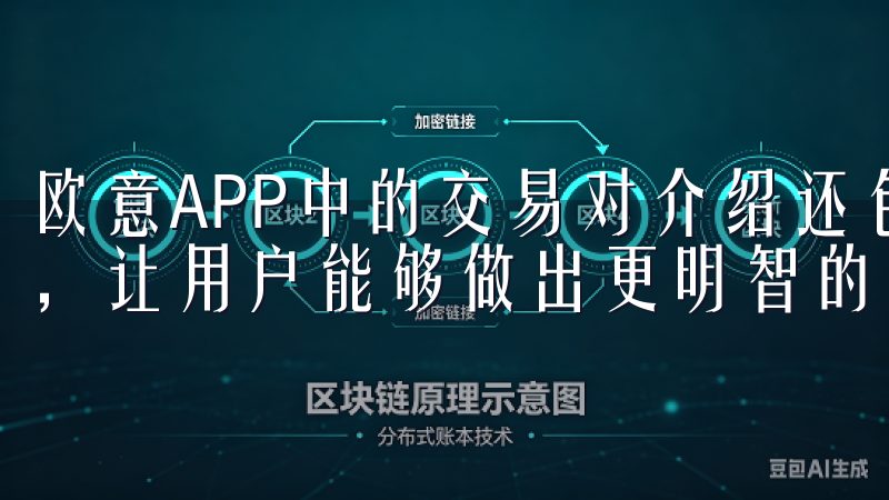 欧意APP中的交易对介绍还包括实时的价格走势和交易量数据，让用户能够做出更明智的投资决策。