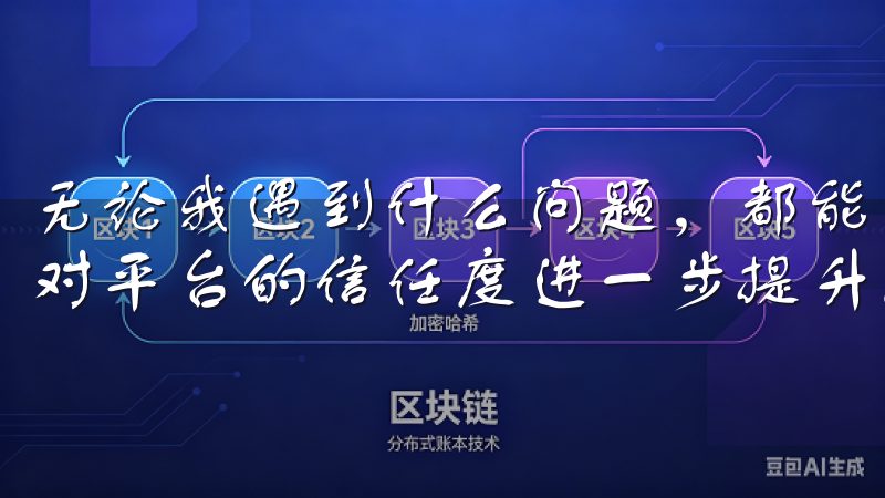 无论我遇到什么问题，都能在第一时间得到解答和帮助，这让我对平台的信任度进一步提升。