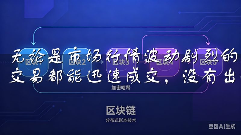无论是市场行情波动剧烈的时候，还是交易高峰期，我的每一笔交易都能迅速成交，没有出现过延迟或失败的情况。