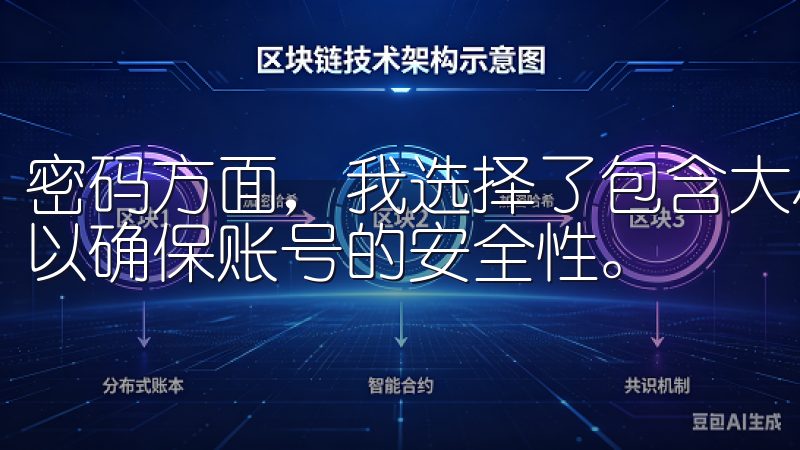 密码方面，我选择了包含大小写字母、数字和特殊字符的组合，以确保账号的安全性。