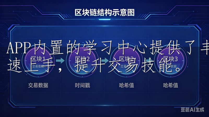 APP内置的学习中心提供了丰富的教育资源，帮助新手用户快速上手，提升交易技能。