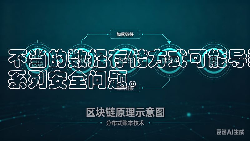 不当的数据存储方式可能导致用户敏感信息的泄露，进而引发一系列安全问题。