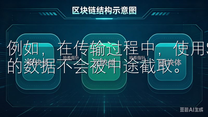 例如，在传输过程中，使用SSL协议加密传输信息，确保用户的数据不会被中途截取。