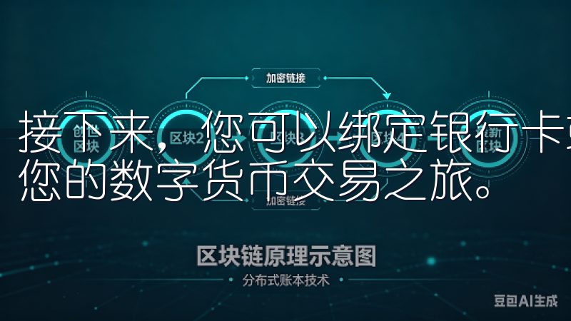接下来，您可以绑定银行卡或其他支付方式，为账户充值，开始您的数字货币交易之旅。