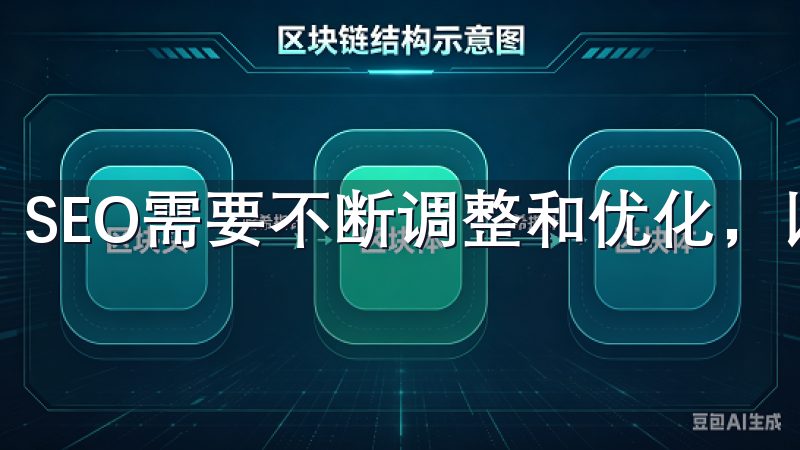 SEO需要不断调整和优化，以适应搜索引擎算法的变化。