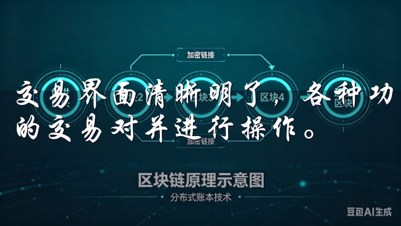 交易界面清晰明了，各种功能一目了然，让我能够快速找到我要的交易对并进行操作。