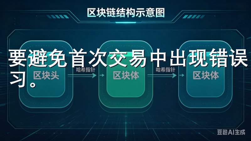 要避免首次交易中出现错误，最好是先进行一些小额交易进行练习。