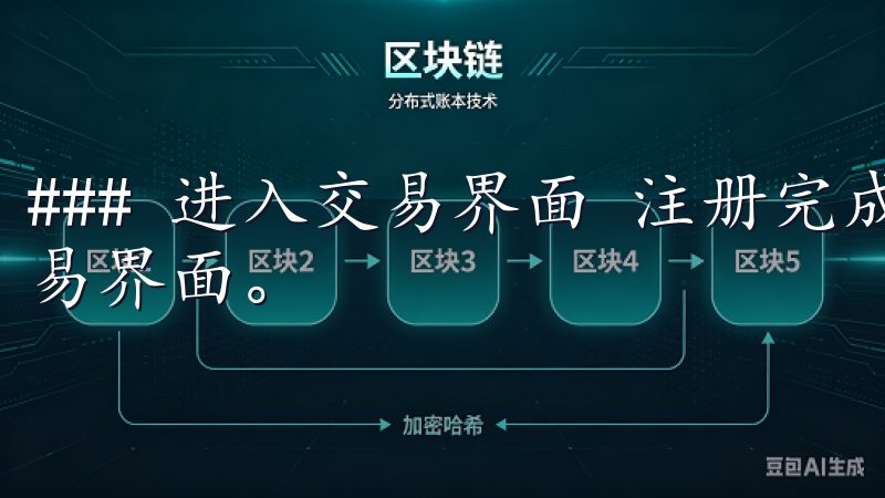 ### 进入交易界面 注册完成后，您可以登录账户，进入交易界面。