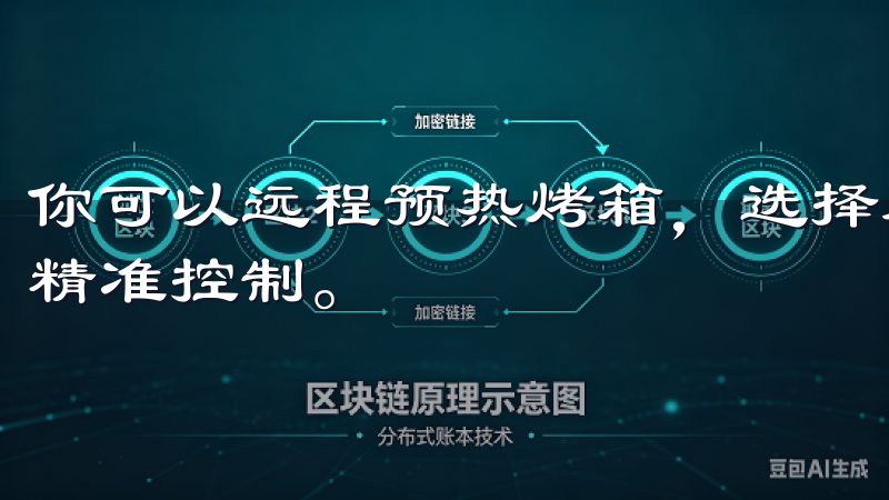 你可以远程预热烤箱,选择不同的烹饪模式,确保烹饪过程中的精准控制。