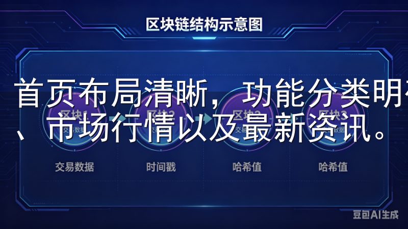 首页布局清晰，功能分类明确，用户可以快速找到所需的交易对、市场行情以及最新资讯。
