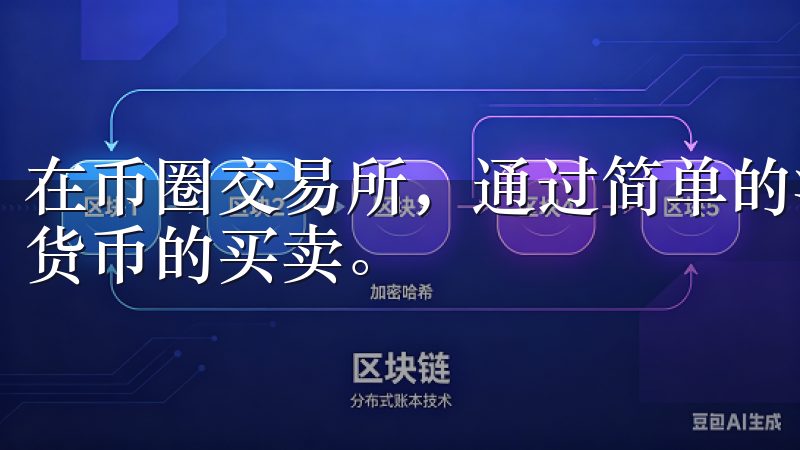 在币圈交易所，通过简单的注册流程，用户便能便捷地进行数字货币的买卖。