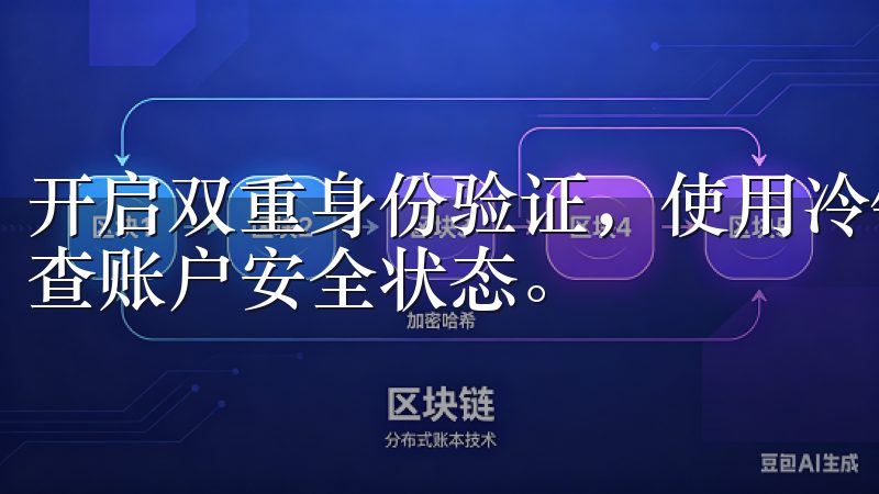 开启双重身份验证，使用冷钱包保存大部分数字资产，并定期检查账户安全状态。