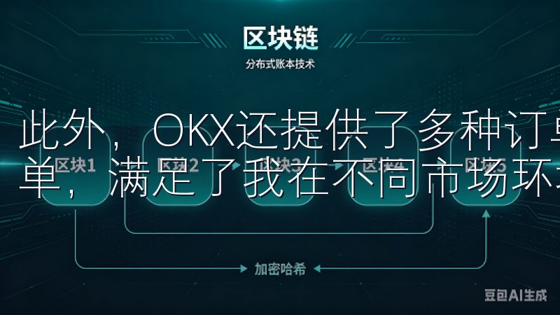 此外，OKX还提供了多种订单类型，如限价单、市价单和止损单，满足了我在不同市场环境下的交易需求。