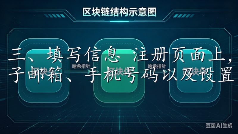 三、填写信息 注册页面上，您需要填写一些基本信息，包括电子邮箱、手机号码以及设置密码。